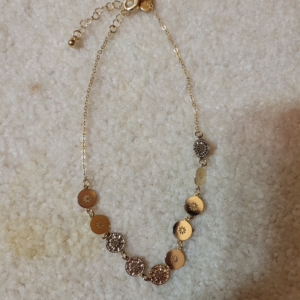 Maurices Gold Boho Choker Necklace